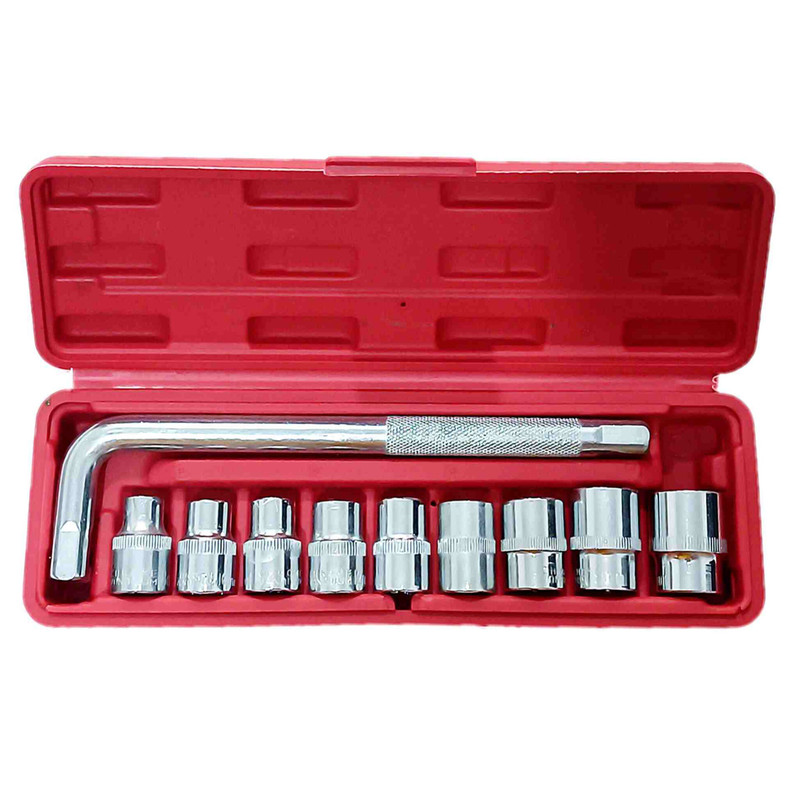آچار بکس مدل 10pcs درایو 1/2 اینچ مجموعه 10 عددی
