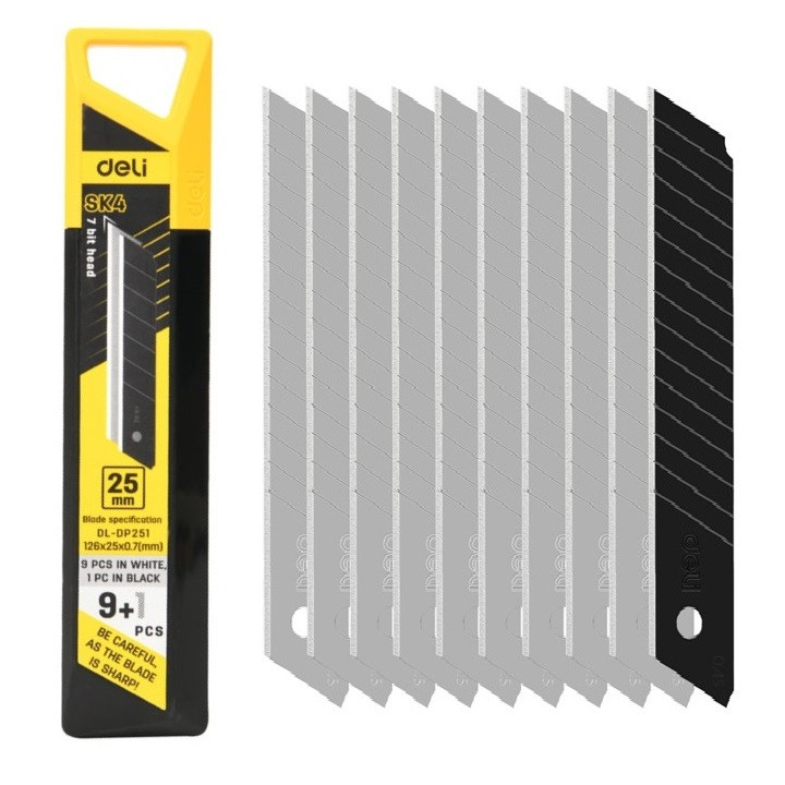 تیغ کاتر دلی مدل DL-DP251 بسته 10 عددی