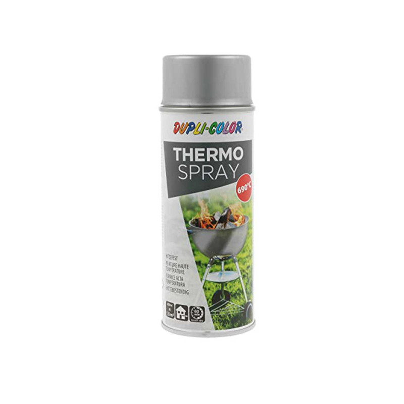 اسپری رنگ نسوز خاکستری دوپلی کالر مدل THERMO حجم 400 میلی لیتر
