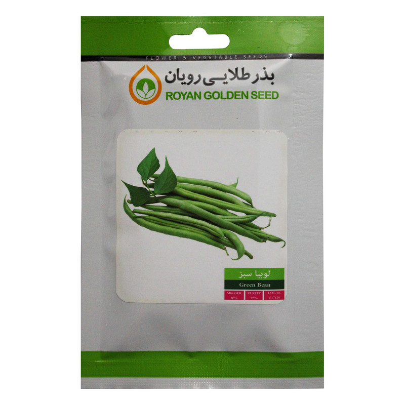 بذر لوبیا سبز بذر طلایی رویان مدل BZTR-082
