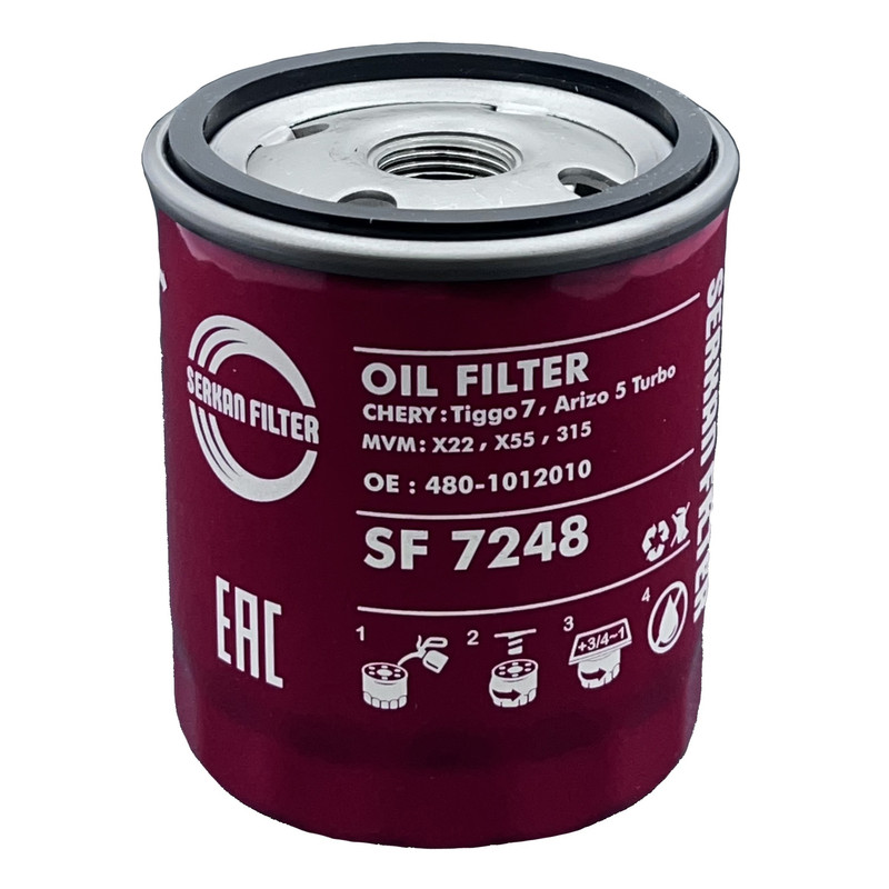 فیلتر روغن خودرو سرکان مدل 1012010-480 مناسب برای ام وی ام MVM X22-X55-315