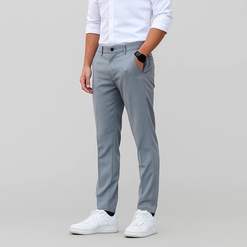 شلوار پارچه‌ای راسته مردانه مدل 1164-090
