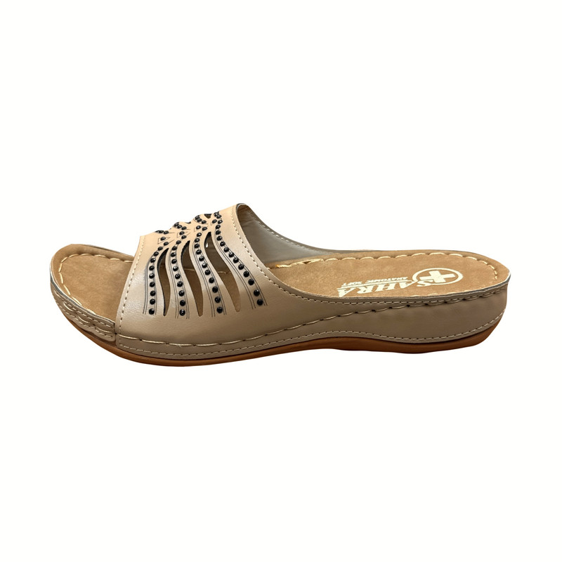 دمپایی زنانه صحرا مدل آیدا کد Cr-01