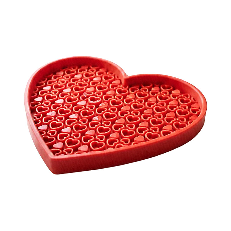 پد شستشوی برس آرایشی مدل Heart کد 5191