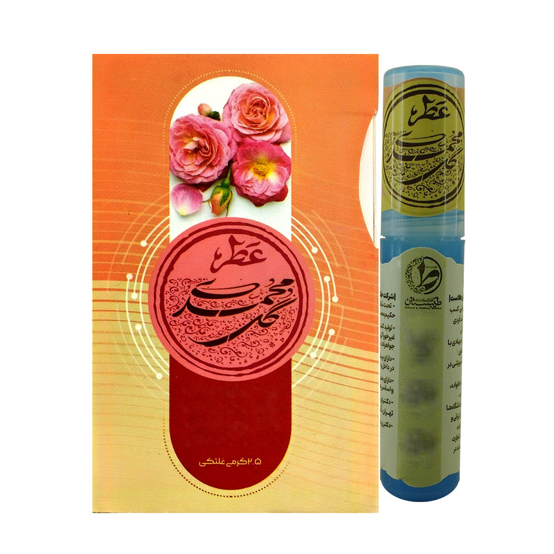 عطر جیبی طیبستان مدل گل محمدی کد 103370 حجم 2.5 میلی لیتر