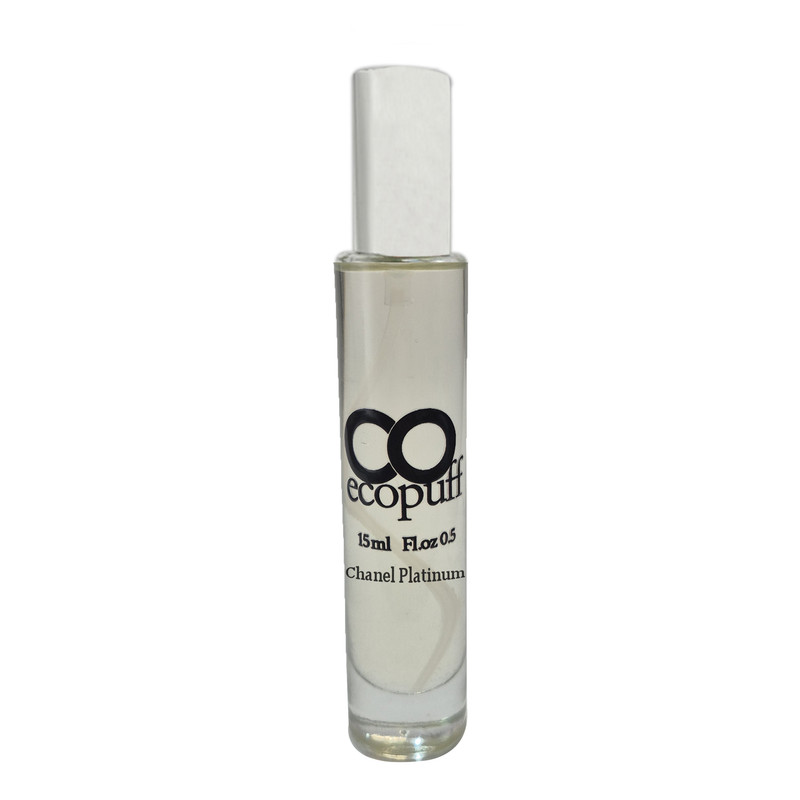 عطر جیبی اکوپاف مدل شنل پلاتینیوم با رایحه تلخ حجم 15 میلی‌لیتر