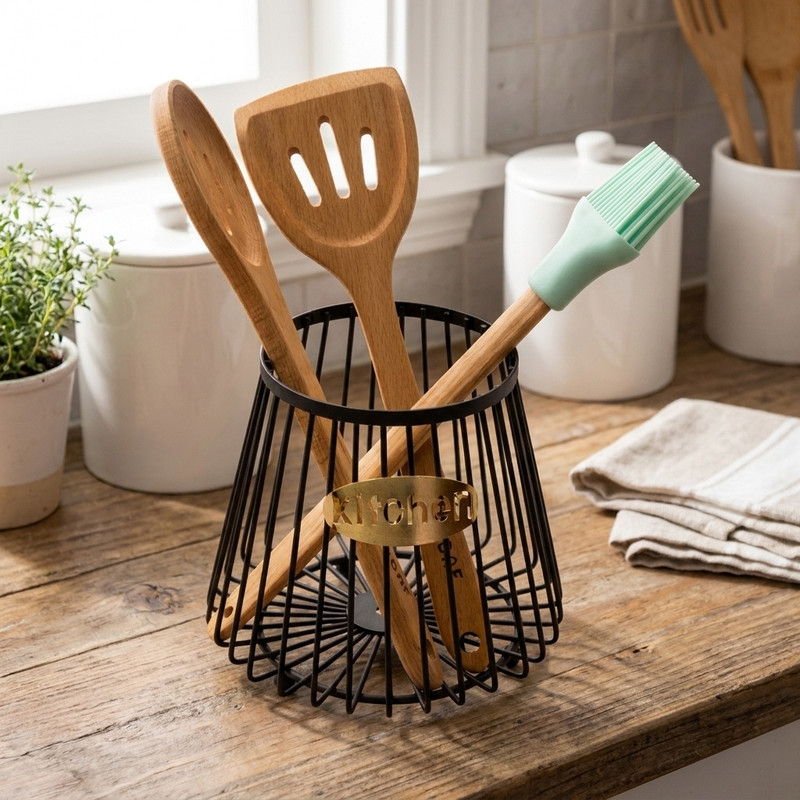 استند کفگیر و ملاقه مدل Kitchen