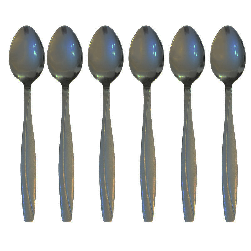 قاشق چای خوری مدل مایزی مجموعه 6 عددی