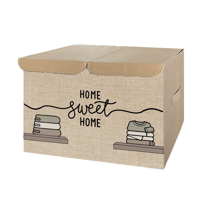 باکس لباس طرح لینن مدل HOME SWEET HOME کد TS3