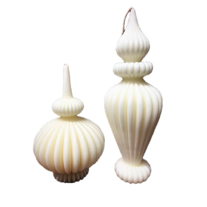 شمع دست‌ساز معطر مدل تونی کد R1678 با رایحه نارگیل زمان اتمام 10 ساعت مجموعه 2 عددی