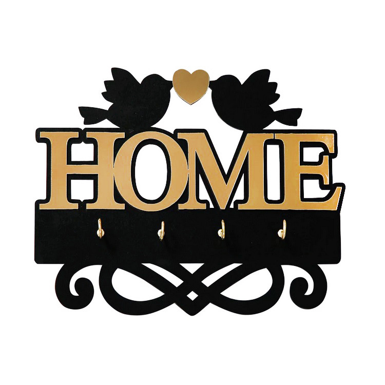 جاکلیدی چوب آرا طرح home مدل Y222