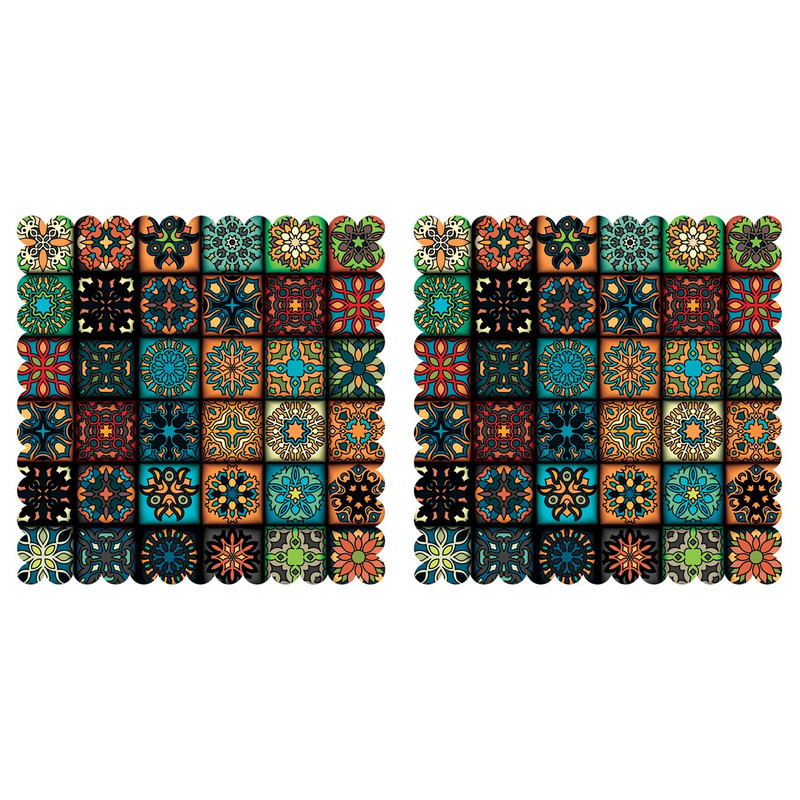 رومیزی رنس مدل T3-42076 سایز 40x40 سانتی متر مجموعه 2 عددی